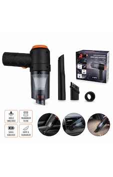 Şarjlı Kablosuz Araç İçi Süpürge Güçlü Emiş, Yıkanabilir Filtre, Taşınabilir Mini Oto Süpürgesi 1 Şarjlı Kablosuz Araç İçi Süpürge Güçlü Emiş, Yıkanabilir Filtre, Taşınabilir Mini Oto Süpürgesi 1