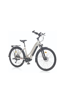 Corelli Sacha-l Elektrikli Kadın Şehir Bisiklet Hd 46cm 28 Jant 9 Gri