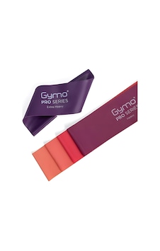Gymo Pro Series Çantalı Direnç Bandı Fitness Pilates Esnetme Lastiği 5'li Set Mor 7.5 Cm Çok Renkli Gymo Pro Series Çantalı Direnç Bandı Fitness Pilates Esnetme Lastiği 5'li Set Mor 7.5 Cm Çok Renkli