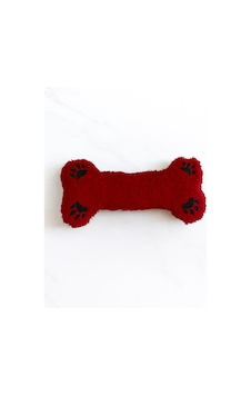Monox Wellsoft Peluş Kemik Şekilli Pati Nakışlı Köpek Oyuncağı