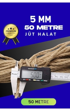 Büro Ev Ofis Dekoru İçin 5mm 50mt Jüt Halat Hasır İp Urgan Süs Büro Ev Ofis Dekoru İçin 5mm 50mt Jüt Halat Hasır İp Urgan Süs