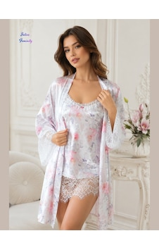 İntive Lingerie Intive Holle Floral Saten Dantel Detaylı Feminen Kutulu Gecelik S Ekru İntive Lingerie Intive Holle Floral Saten Dantel Detaylı Feminen Kutulu Gecelik S Ekru