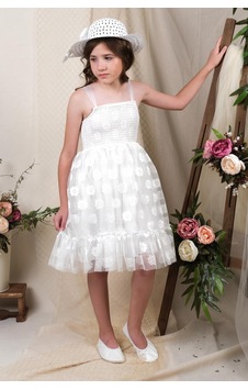 Mnk Baby & Kids Şapkalı Gipeli Kız Elbise Mnk0609 Beyaz Mnk Baby & Kids Şapkalı Gipeli Kız Elbise Mnk0609 Beyaz