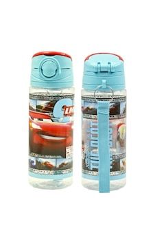 Frocx Disney Cars Lisanslı Pipetli Matara 500 Ml Turkuaz Otto-44206 Çok Renkli