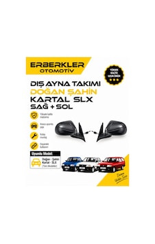 Tofaş Doğan Şahin Kartal Slx Sağ + Sol Dış Ayna Takımı Uyumlu - Erb1921
