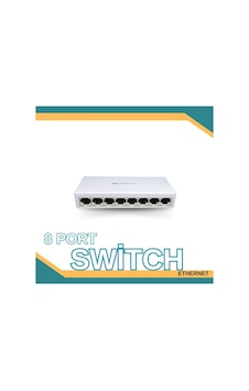8 Port 10/100 Mbps Swıtch Technozi