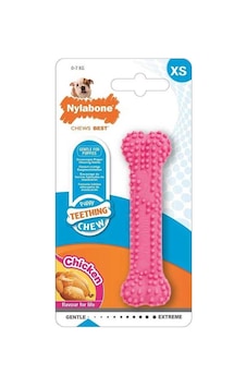 Nylabone Tavuk Aromalı Yavru Çiğneme Kemiği Xsmall