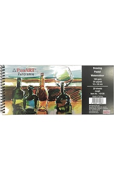 Ponart Panoramix Eskiz Mix Blok 190 G 20 Yp. 15x34 Cm.
