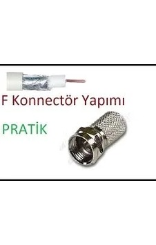 Ef Vida 50 Parça Uydu Konnektör Rg-6-f 5468 Ef Vida 50 Parça Uydu Konnektör Rg-6-f 5468