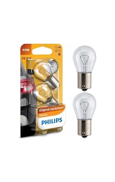 Philips P21w Stop Ve Sinyal Ampulü Premium 12 V - 2'li Paket Philips P21w Stop Ve Sinyal Ampulü Premium 12 V - 2'li Paket