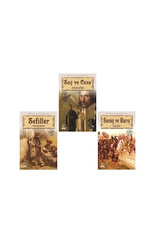 Anonim Savaş ve Barış - Suç ve Ceza - Sefiller Set 3 Kiap