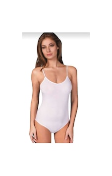 Berrak 2081 İp Askılı Çıtçıt Body Beyaz Berrak 2081 İp Askılı Çıtçıt Body Beyaz