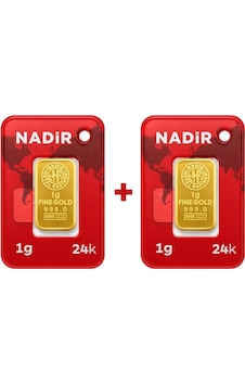 Nadir Gold 24 Ayar 2 Gram Külçe Altın Nadir Gold 24 Ayar 2 Gram Külçe Altın