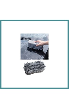 Trendexa Çift Taraflı Mikrofiber Şönil Tüylü Araba Oto Yıkama Kurulama Temizlik Süngeri 23x12x6cm Gri Mac Trendexa Çift Taraflı Mikrofiber Şönil Tüylü Araba Oto Yıkama Kurulama Temizlik Süngeri 23x12x6cm Gri Mac