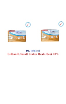 Dr. Pedikal - Belbantlı Yaşlı Hasta Bezi Small Beden 60'lı S Dr. Pedikal - Belbantlı Yaşlı Hasta Bezi Small Beden 60'lı S