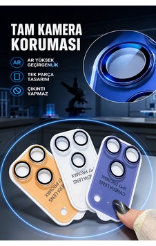 Guztech İphone 17 Pro Uyumlu Tüm Mat Safir Kamera Lens Koruyucu Çizilmez Tam Koruma Gümüş Guztech İphone 17 Pro Uyumlu Tüm Mat Safir Kamera Lens Koruyucu Çizilmez Tam Koruma Gümüş