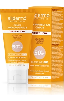 Alldermo Tinted Light Güneş Koruyucu Krem SPF50+ 50 ML Alldermo Tinted Light Güneş Koruyucu Krem SPF50+ 50 ML