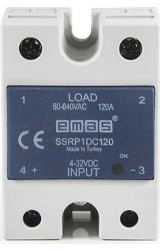 Emas Ssrp1dc120 Ssr Serisi 50-640v 120a Solid State Röle Emas Ssrp1dc120 Ssr Serisi 50-640v 120a Solid State Röle