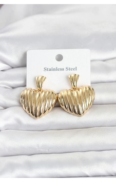 316l Çelik Gold Renk Kalp Model Kadın Küpe Elk-bjtıeg Çok Renkli 37739264 316l Çelik Gold Renk Kalp Model Kadın Küpe Elk-bjtıeg Çok Renkli 37739264