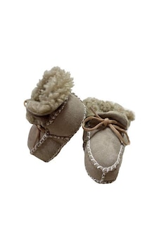Pikababy Sku:mırstk6c7105d7ad Pikababy Doğal Kuzu Derisi Bebek Patiği Bağcıklı Panduf Makosen 18, New Born Sku: Mırstk6c7105d7ad Açık Gri