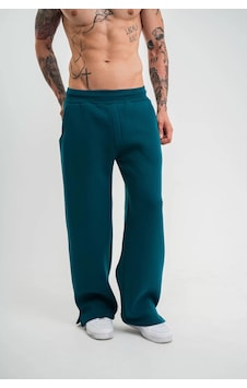 Tarzyeri Unisex Boru Paça Baggy Eşofman Pantolon - Koyu Deniz Yeşili 001 Tarzyeri Unisex Boru Paça Baggy Eşofman Pantolon - Koyu Deniz Yeşili 001