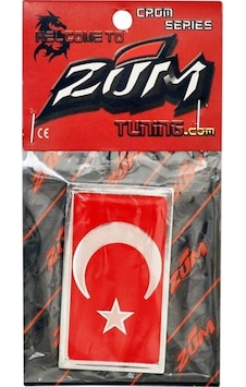 Arma Nikel Kare Türk Bayrağı Zum 1 Adet Arma Nikel Kare Türk Bayrağı Zum 1 Adet