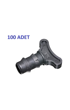 100 Adet Tapa Damlama Sulama Ekipmanı 16 Mm