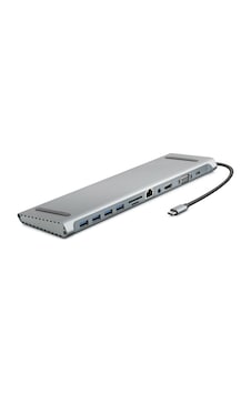 Büro Ev Ofis Cihazları İçin 11port 5gbps Typec3.0 Hub Pd Hdmı 4k Vga Lan Aux Kart Okuyucu Büro Ev Ofis Cihazları İçin 11port 5gbps Typec3.0 Hub Pd Hdmı 4k Vga Lan Aux Kart Okuyucu