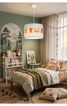 Kids Çocuk Bebek Odası Avizesi - Renkli Figürlü Tasarımlı Tavan Aydınlatması Fox & Owl Fox & Owl Kids Çocuk Bebek Odası Avizesi - Renkli Figürlü Tasarımlı Tavan Aydınlatması Fox & Owl Fox & Owl