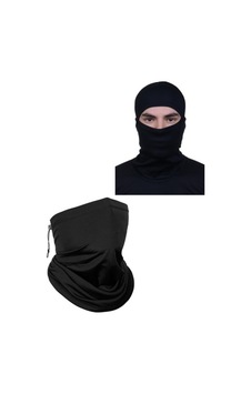E-taktik Siyah Kar Maskesi Ve Termal İpli Boyunluk Seti - 609833312 E-taktik Siyah Kar Maskesi Ve Termal İpli Boyunluk Seti - 609833312