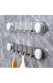 Mucit Home Askılık 5 Kancalı Vantuzlu Renkli Mucit Home Askılık 5 Kancalı Vantuzlu Renkli
