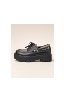 37brandshoes Siyah & Yeşil Bağcıklı Platform Ayakkabılar Siyah Siyah 37brandshoes Siyah & Yeşil Bağcıklı Platform Ayakkabılar Siyah Siyah