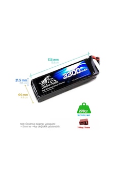 Leopard Power 3300 mAh 11.1V 3S 40C Lipo Batarya Leopard Power 3300 mAh 11.1V 3S 40C Lipo Batarya