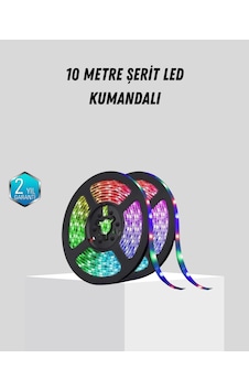 Şerit Led Işık Uzaktan Kumandalı Usb Girişli Müzik Modlu