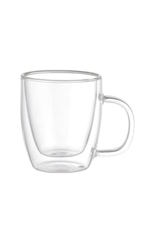 Leggno Vetro Çift Cam Kulplu Bardak 310 Ml 2'li Renkli Leggno Vetro Çift Cam Kulplu Bardak 310 Ml 2'li Renkli