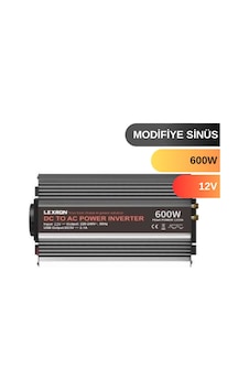 Lexron 600 W Watt 12v Modifiye Sinus İnverter Lexron 600 W Watt 12v Modifiye Sinus İnverter