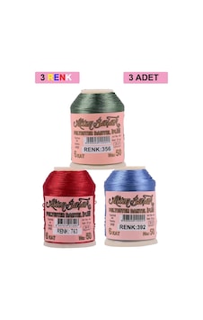 3 Adet Altınbaşak Oya Ve Dantel İpi 20 Gr - Royaleks - No: 763 - 392 - 356 3 Adet Altınbaşak Oya Ve Dantel İpi 20 Gr - Royaleks - No: 763 - 392 - 356