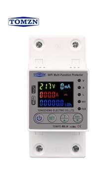 Tomzn 80a Wifi Akıllı Kaçak Akım Rölesi Tomzn Akım Koruyucu Röle Tompd-80lw Tomzn 80a Wifi Akıllı Kaçak Akım Rölesi Tomzn Akım Koruyucu Röle Tompd-80lw