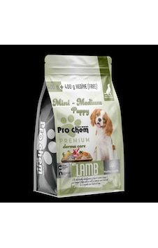 Pro Chem Mini- Medium Puppy Kuzu Etli Köpek Maması 400gr+ 400gr