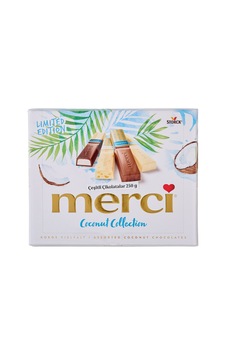2 Adet Merci Hindistan Cevizli Çeşitli Çikolatalar 250 G 2 Adet Merci Hindistan Cevizli Çeşitli Çikolatalar 250 G