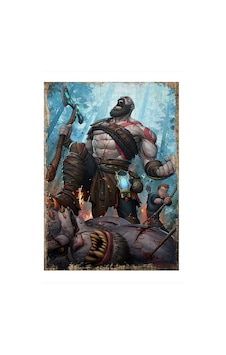 Bedeko God Of War Modern Mdf Tablo 35 Cm X 50 Cm