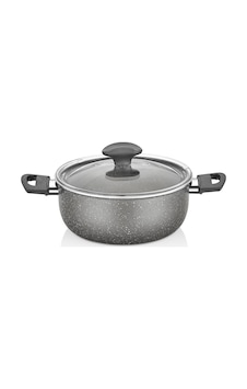 Papilla Fred 20 CM Granit Derin Tencere-Gri Papilla Fred 20 CM Granit Derin Tencere-Gri