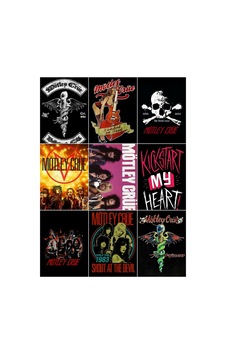 Metal Müzik Grupları - Mötley Crüe Çoklu Sticker Seti Metal Müzik Grupları - Mötley Crüe Çoklu Sticker Seti