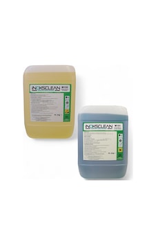İnoksclean M100+m101 Endüstriyel Bulaşık Makinesi Deterjanı + Parlatıcı 20 L Set