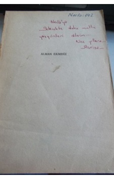 Alman Ekmeği/bekir Yıldız Alman Ekmeği/bekir Yıldız