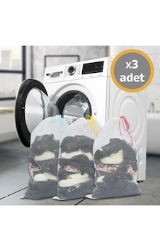 3 Adet Lüx Çamaşır Yıkama Filesi Extra Güçlü X Beyaz 3 Adet Lüx Çamaşır Yıkama Filesi Extra Güçlü X Beyaz