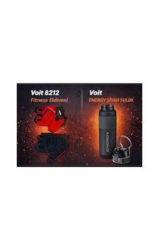 8212 Fitness Ağırlık Eldiveni, S Beden, Siyah + Voit Energy Suluk Genel 8212 Fitness Ağırlık Eldiveni, S Beden, Siyah + Voit Energy Suluk Genel