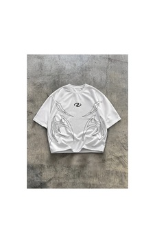 Yolo Street Oversize Siyah Beyaz Erkek Tişört Beyaz Tribal Baskılı %100 Pamuk Modern Streetwear Beyaz Yolo Street Oversize Siyah Beyaz Erkek Tişört Beyaz Tribal Baskılı %100 Pamuk Modern Streetwear Beyaz