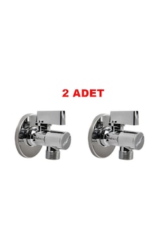 Turkuaz Seramik 3/8” Filtreli Ara Taharet Filtreli Musluk 2'li Gümüş