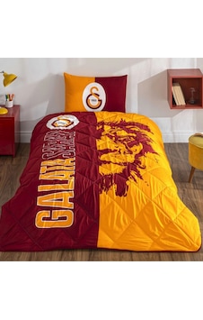 Taç Lisanslı Galatasaray Şanlı Aslan Yorgan Seti Yastık Hediyeli Kırmızı Taç Lisanslı Galatasaray Şanlı Aslan Yorgan Seti Yastık Hediyeli Kırmızı